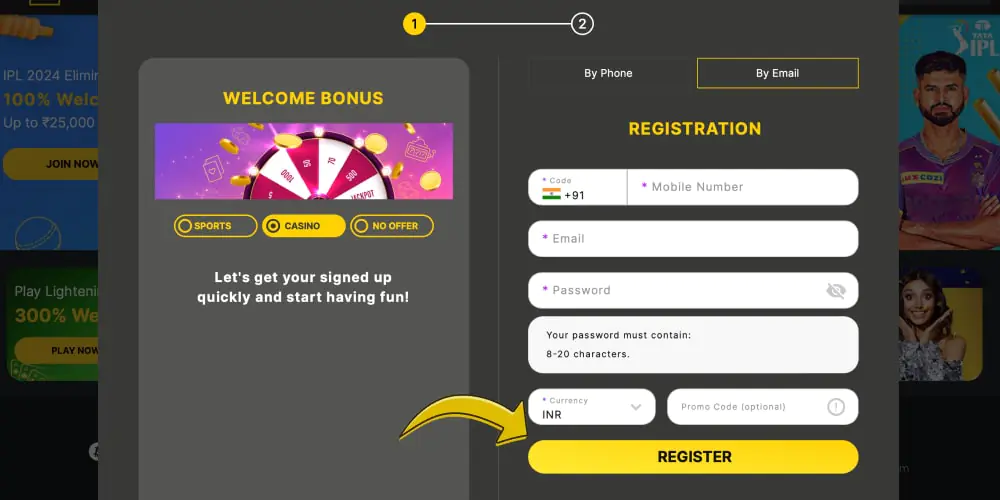 complete registration