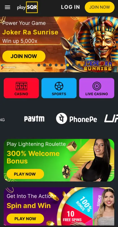 playsqr main page